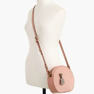 J.Crew Signet Circle Bag in Suede